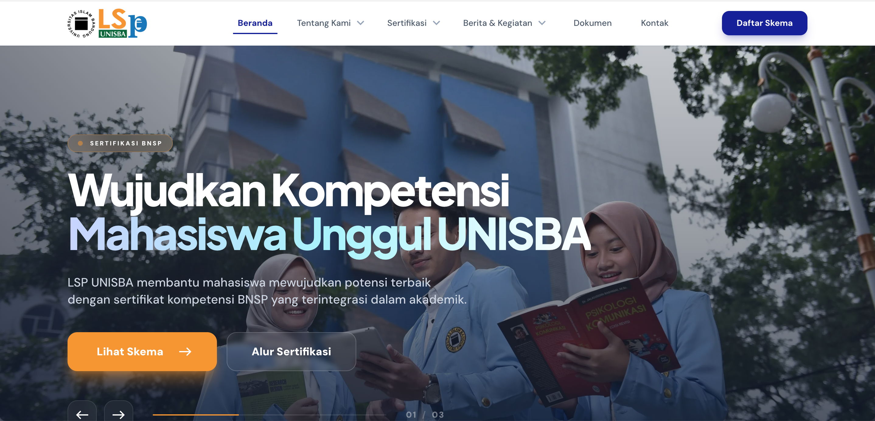 Revamp Website LSP Unisba