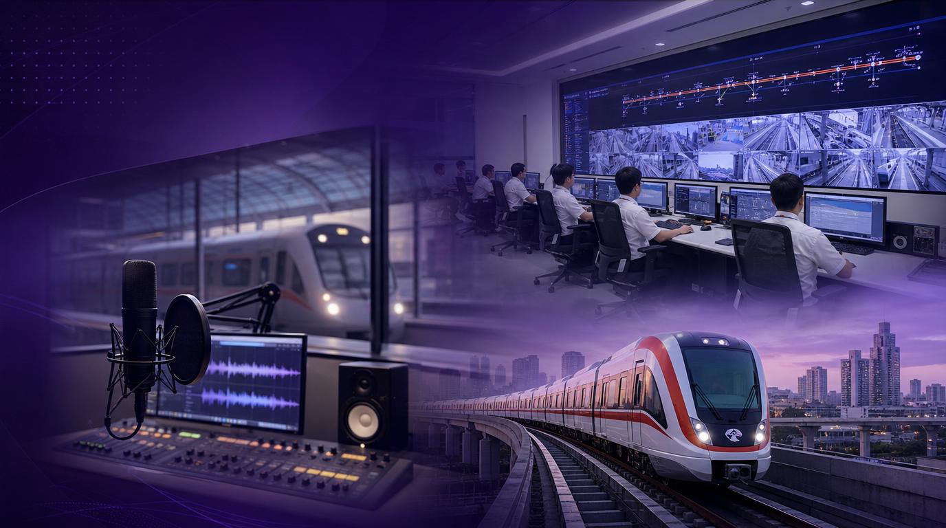 Studi Kasus Voice Recording System PT KAI LRT Jabodebek: Solusi Pengumuman Otomatis untuk 18 Stasiun